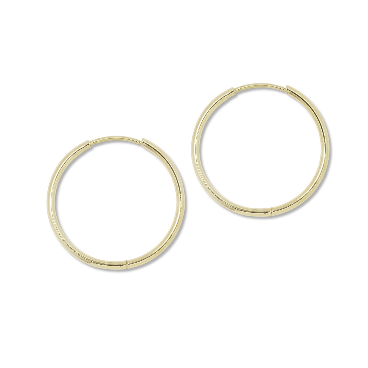 Stainless steel gold 1.5mm hoop earring - SSHOOP-G-1.5MM
