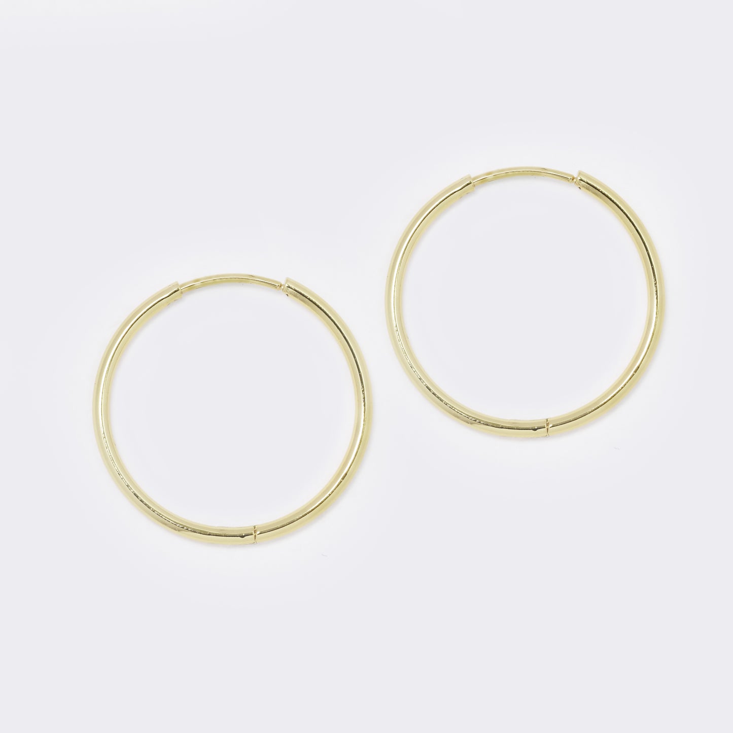 Stainless steel gold 1.5mm hoop earring - SSHOOP-G-1.5MM