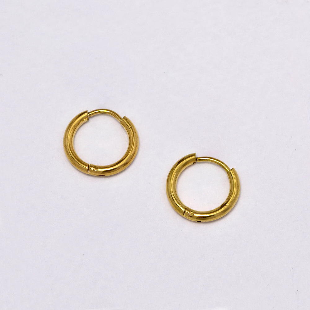 Stainless steel 2mm hoop earring - SSHOOP-G-2MM