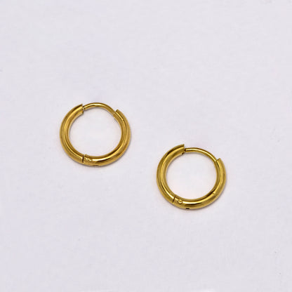 Stainless steel 2mm hoop earring - SSHOOP-G-2MM