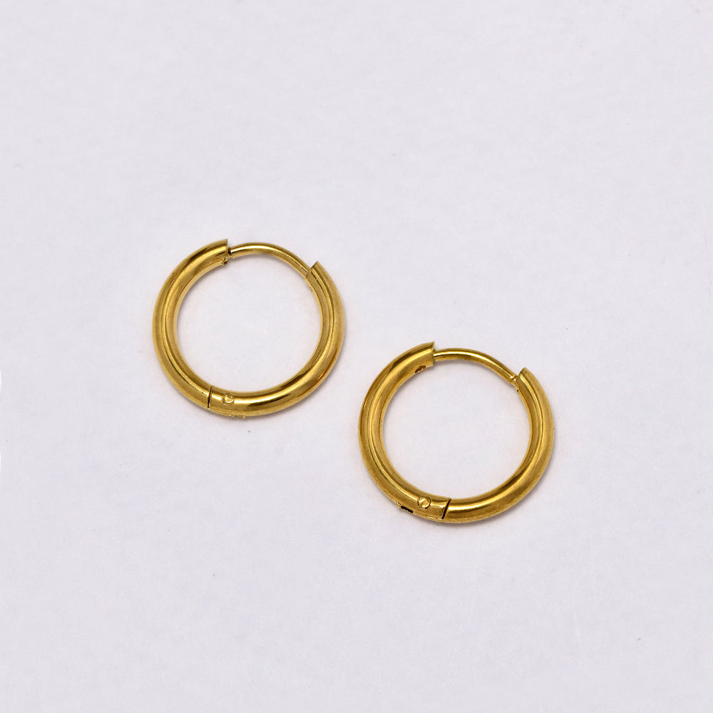 Stainless steel 2mm hoop earring - SSHOOP-G-2MM