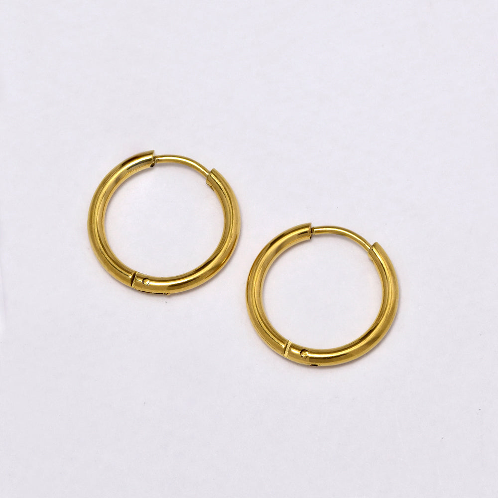 Stainless steel 2mm hoop earring - SSHOOP-G-2MM