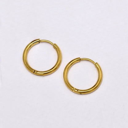 Stainless steel 2mm hoop earring - SSHOOP-G-2MM