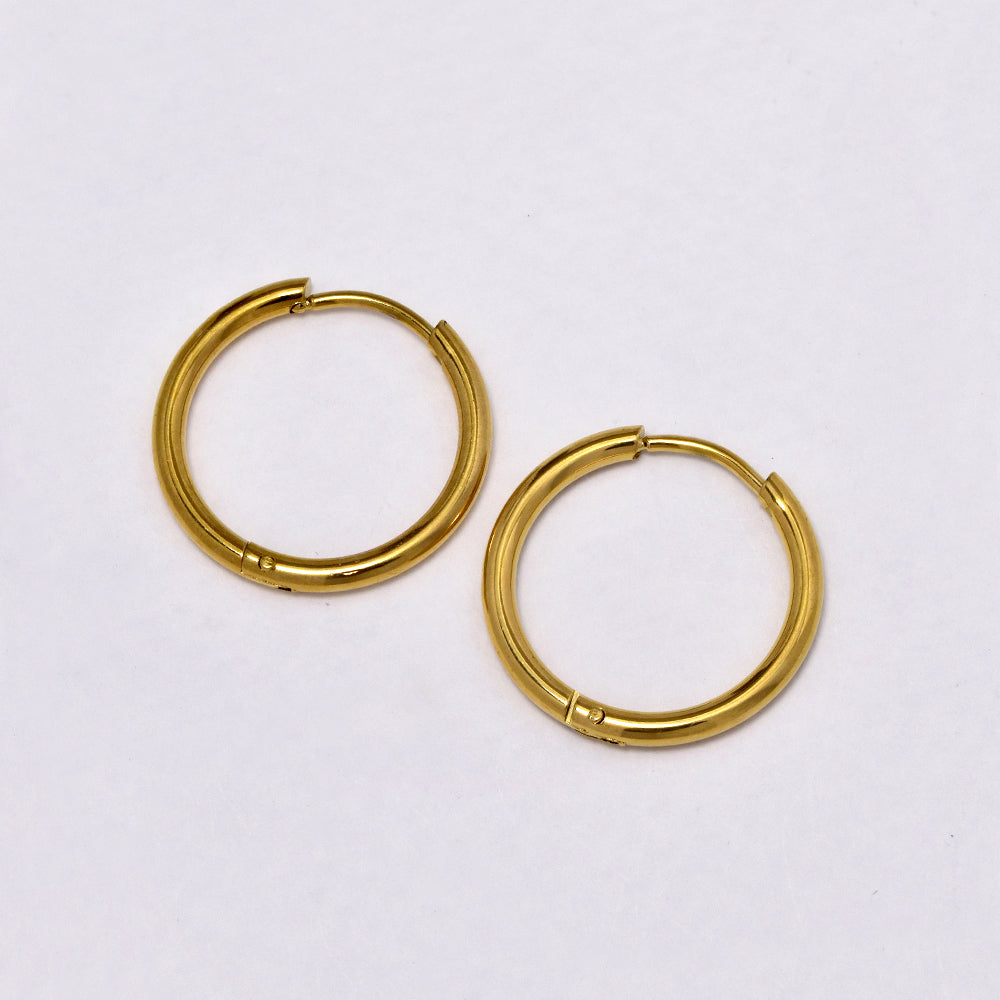 Stainless steel 2mm hoop earring - SSHOOP-G-2MM