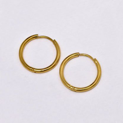Stainless steel 2mm hoop earring - SSHOOP-G-2MM