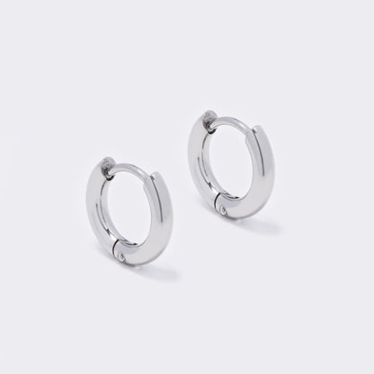 Stainless steel 2.5mm hoop earring - SSHOOP-S-2.5MM