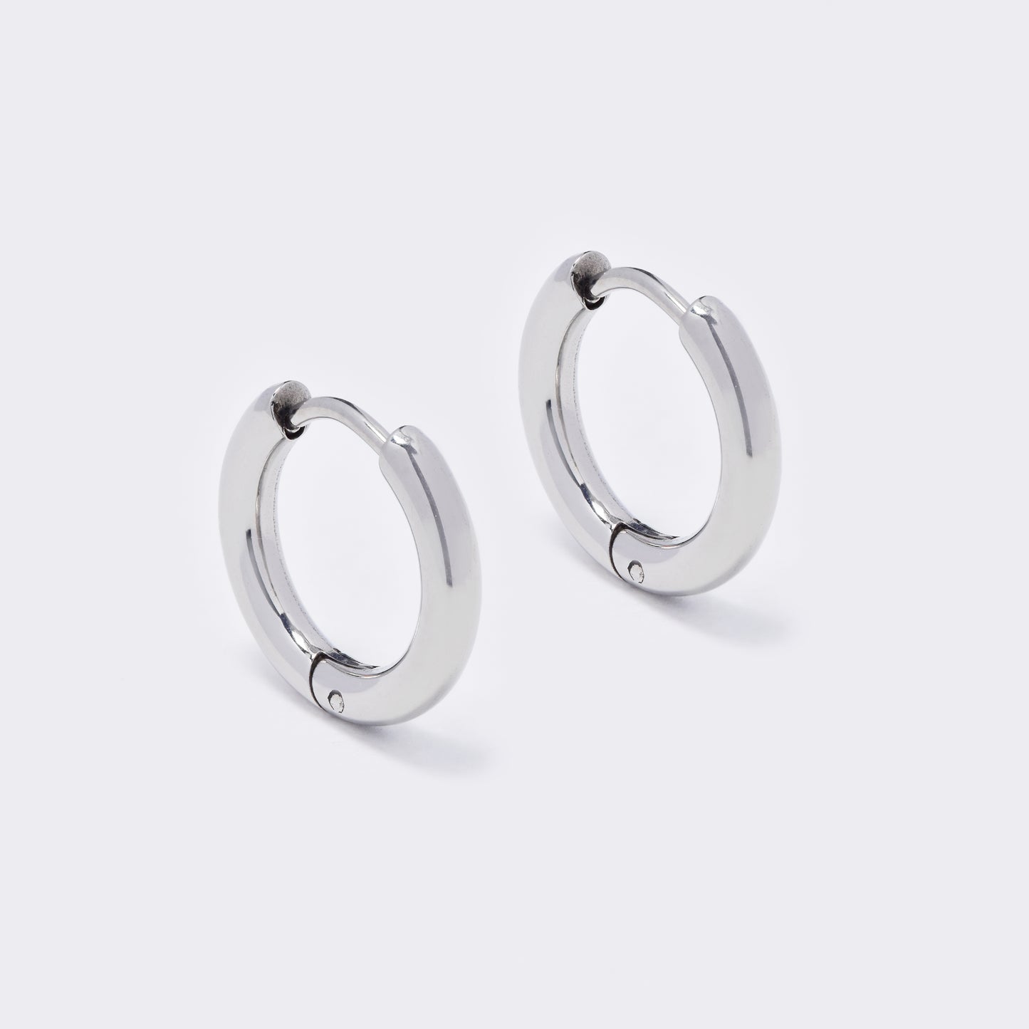 Stainless steel 2.5mm hoop earring - SSHOOP-S-2.5MM