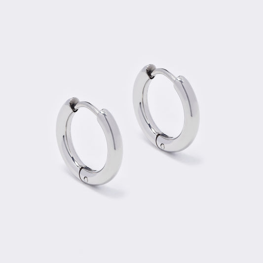 Stainless steel 2.5mm hoop earring - SSHOOP-S-2.5MM