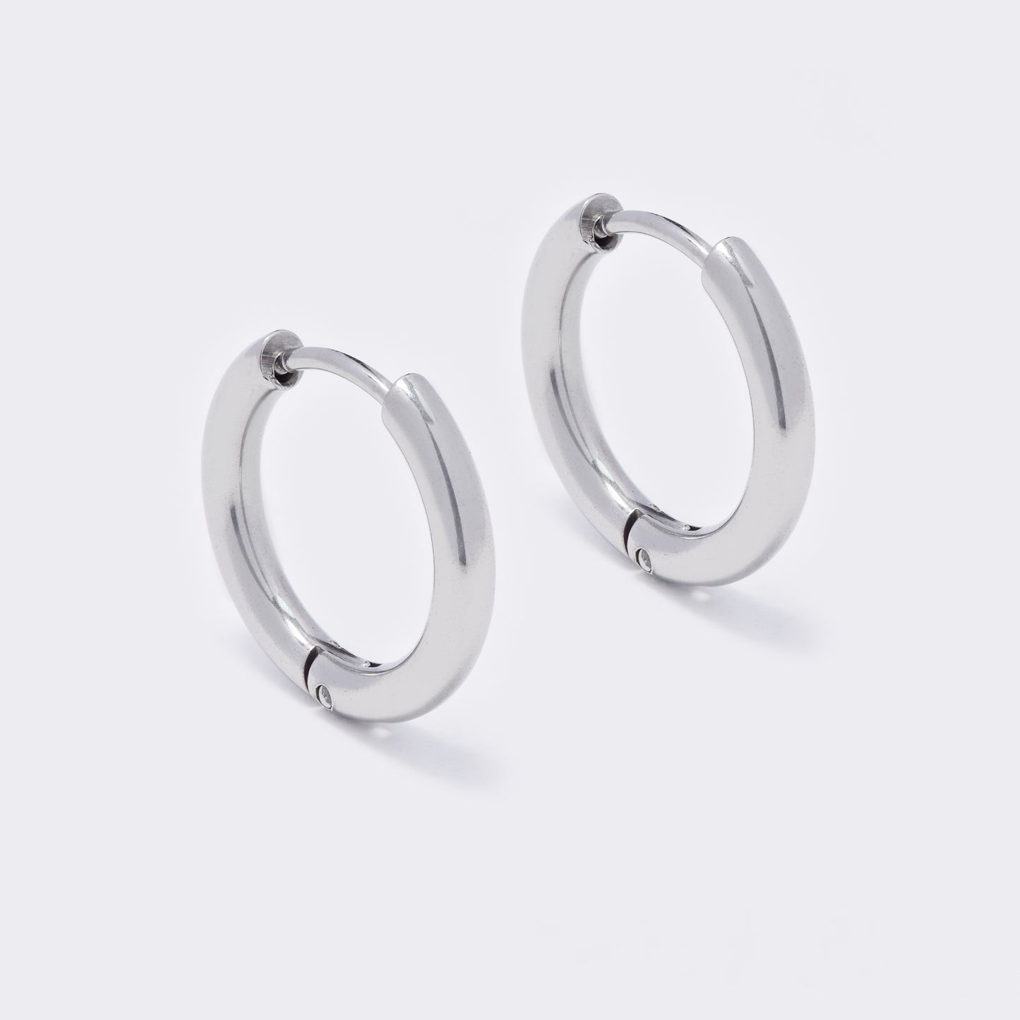 Stainless steel 2.5mm hoop earring - SSHOOP-S-2.5MM