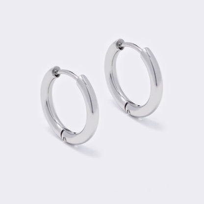 Stainless steel 2.5mm hoop earring - SSHOOP-S-2.5MM
