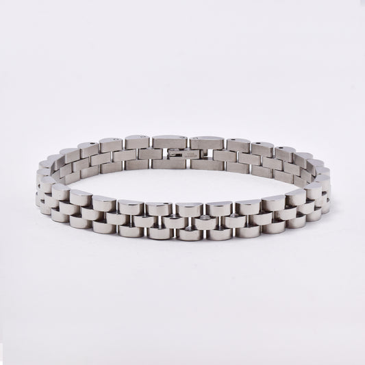 SSMB2965 - Steel 21cm x 8mm watchband bracelet