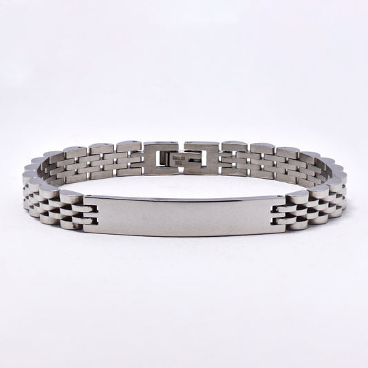 SSMB3004 - Steel 22.5cm x 8mm ID bracelet