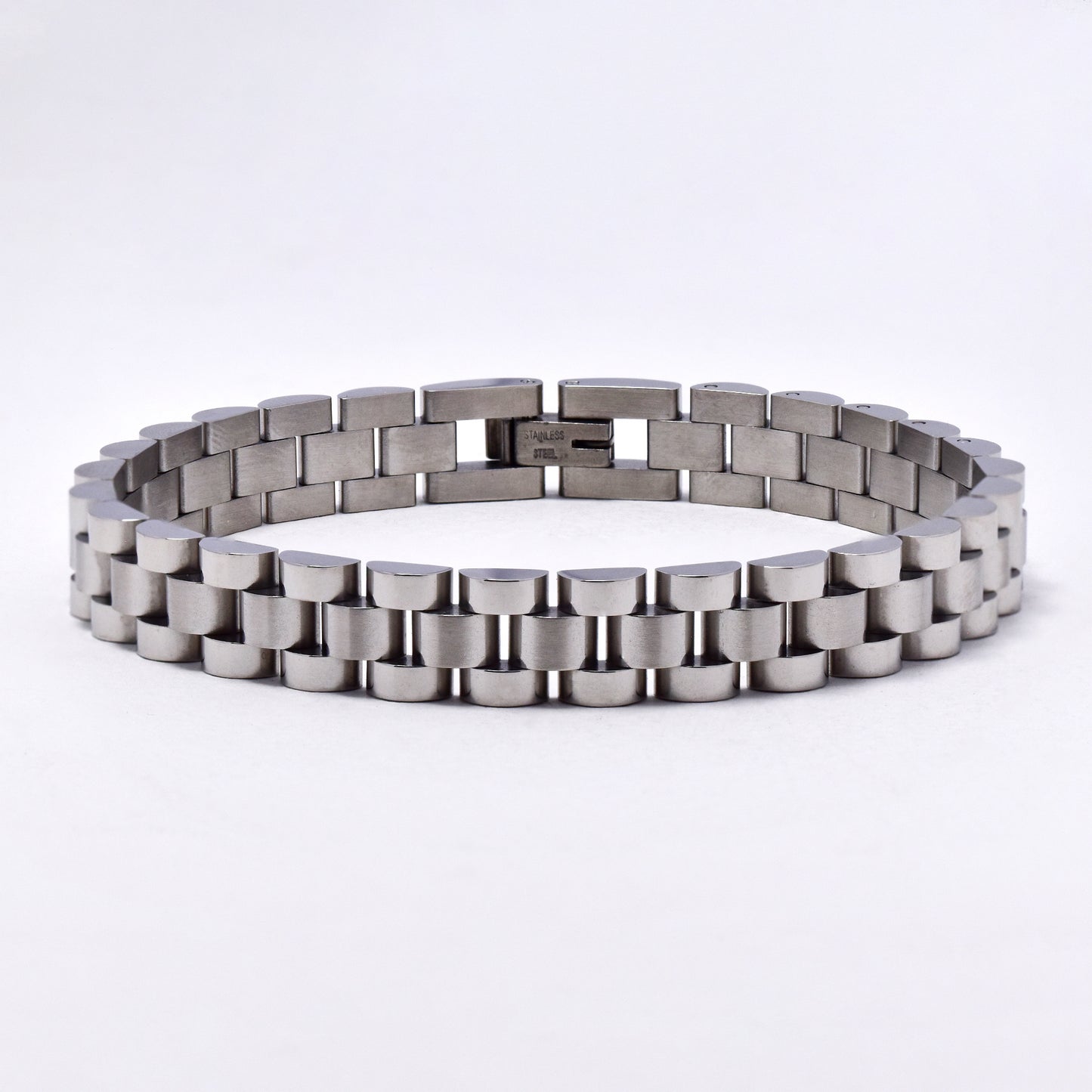 SSMB3007 - Steel 21.5cm x 10mm watchband bracelet