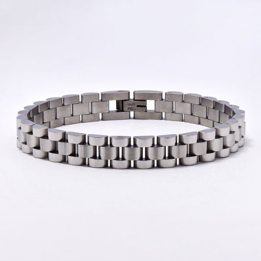 SSMB3007 - Steel 21.5cm x 10mm watchband bracelet