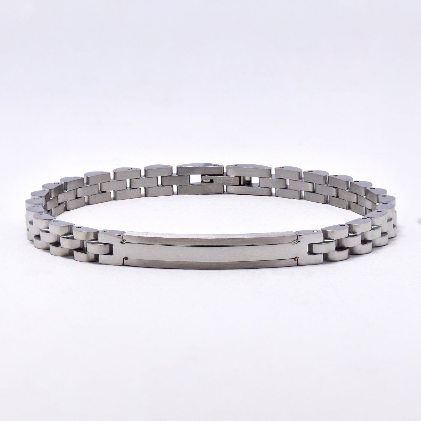SSMB3012 - Steel 21cm x 6mm ID bracelet