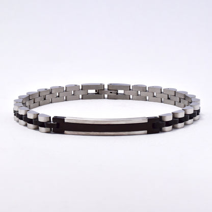 SSMB3012 - Steel 21cm x 6mm ID bracelet