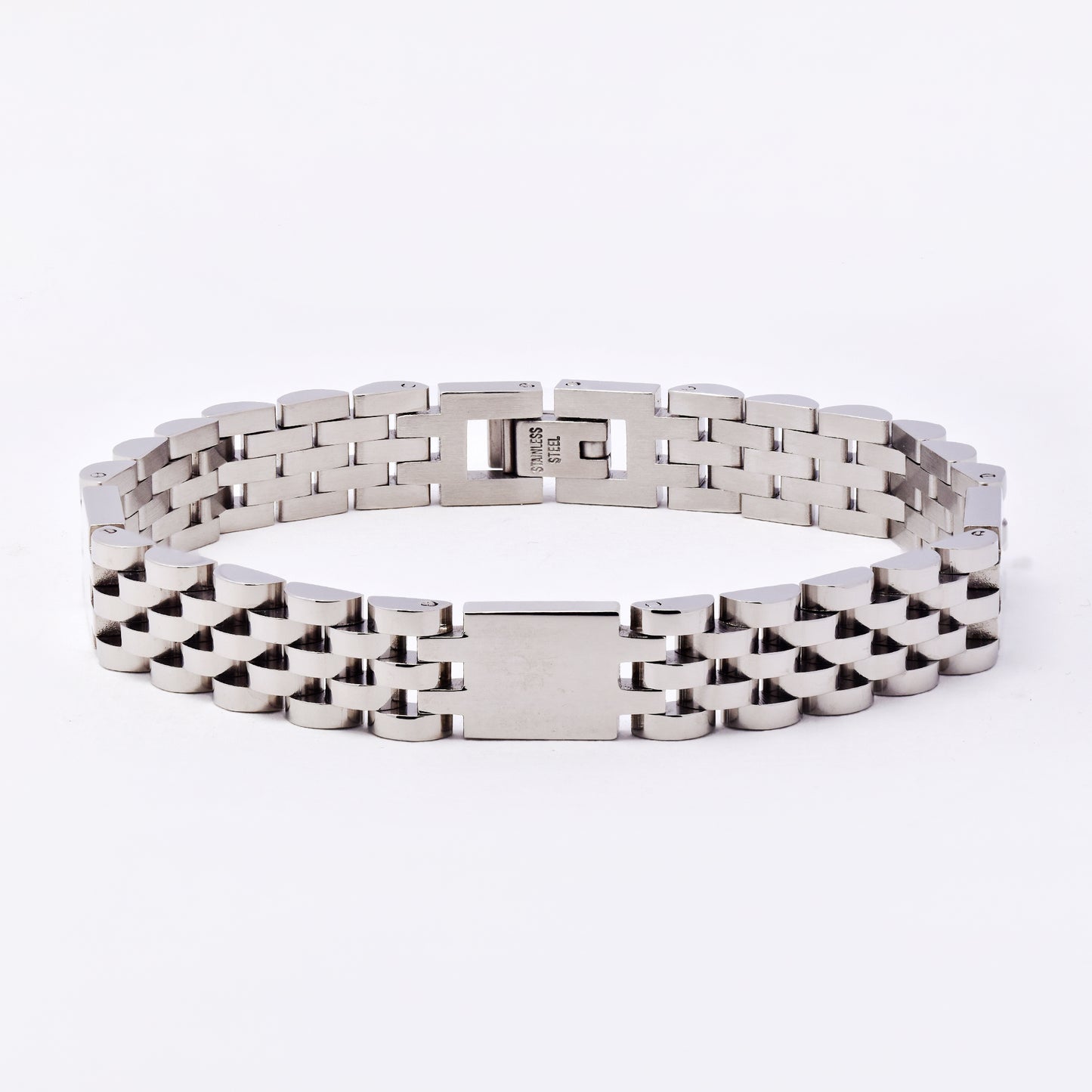 SSMB3214 - Steel 22cm x 10mm watch-strap bracelet