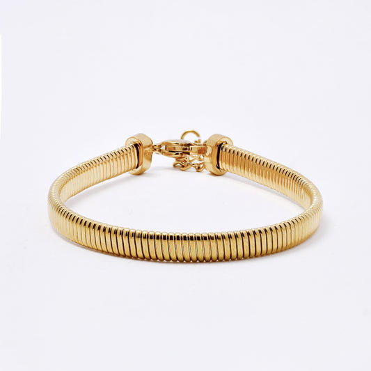 SSMB3276 - Steel 17cm + 3cm x 5mm flexi bracelet