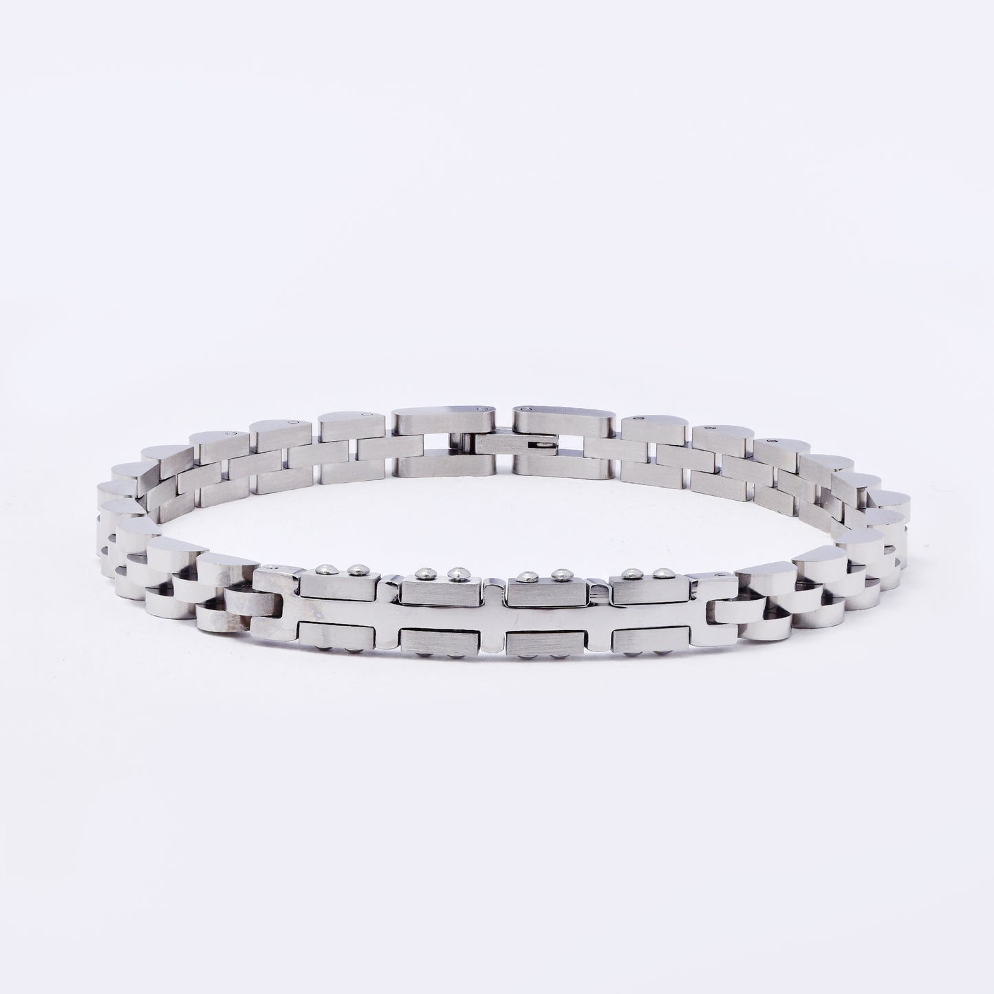 SSMB3323 - Steel 22cm x 6mm watchstrap ID bracelet