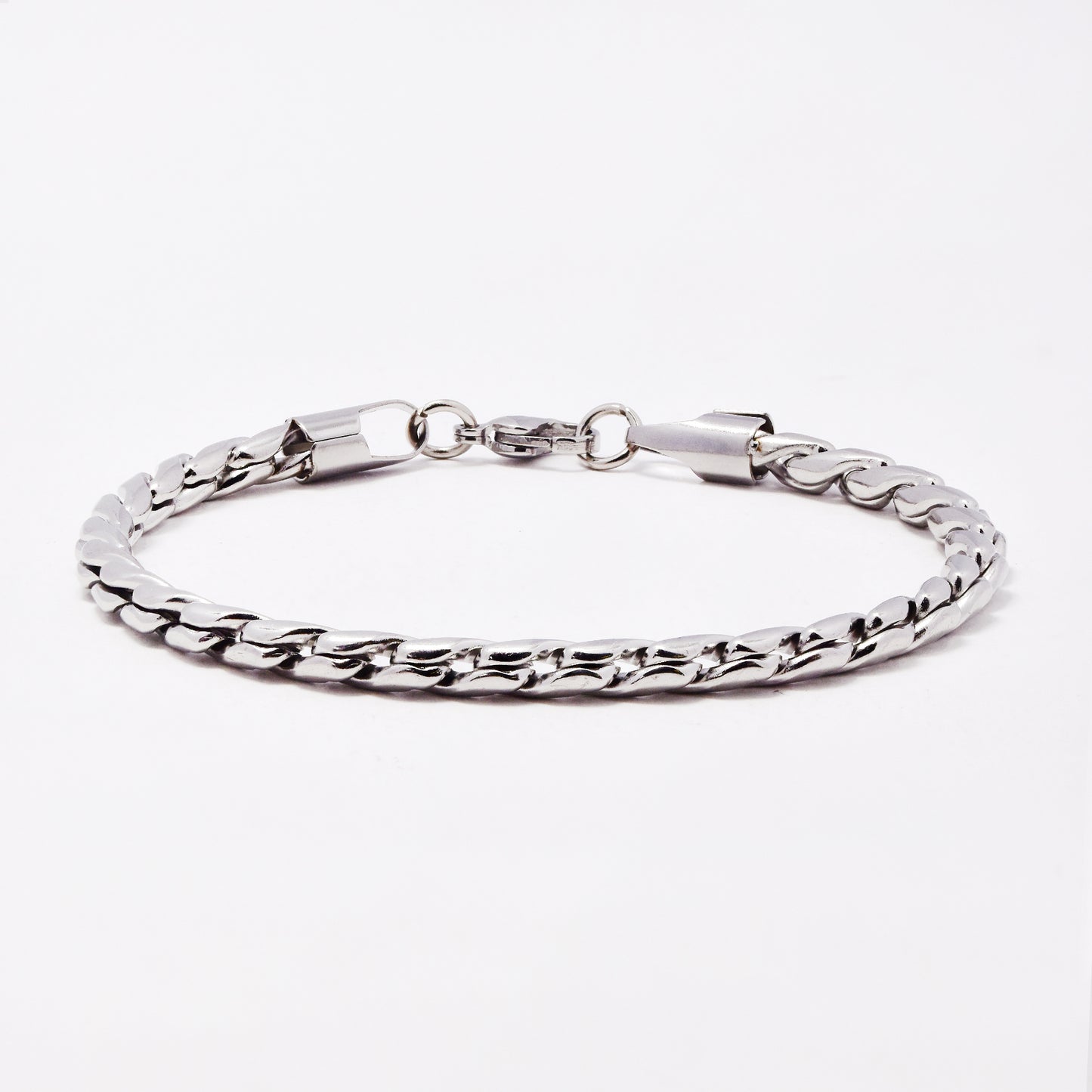 SSMB3406 - Steel 20.5cm x 4mm S-link bracelet