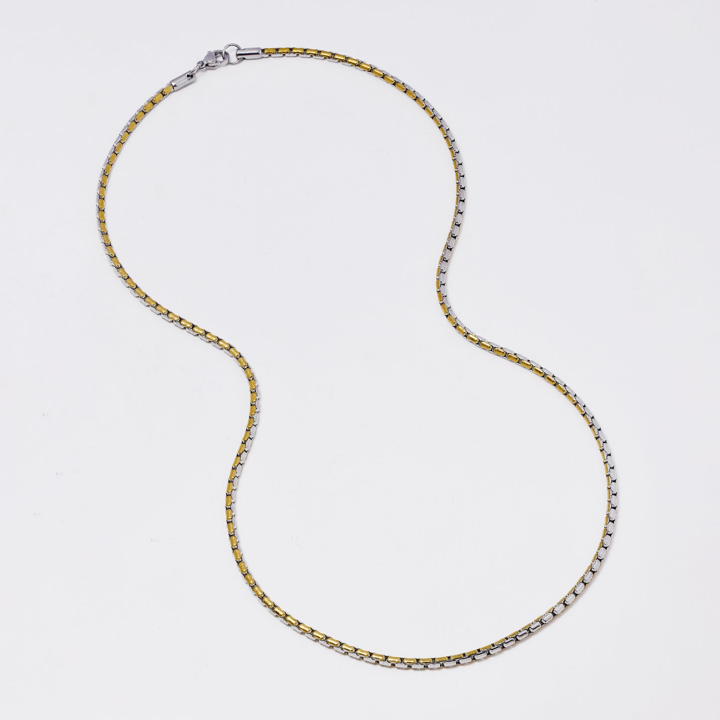SSMC3357 - Steel 55cm x 2.5mm elongated box chain