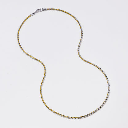 SSMC3357 - Steel 55cm x 2.5mm elongated box chain