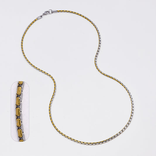 SSMC3357 - Steel 55cm x 2.5mm elongated box chain