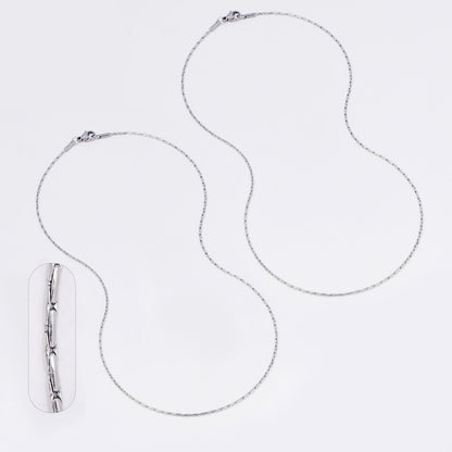 SSMC3365 - Steel 2-Pack 45cm x 1.2mm elongated box chain