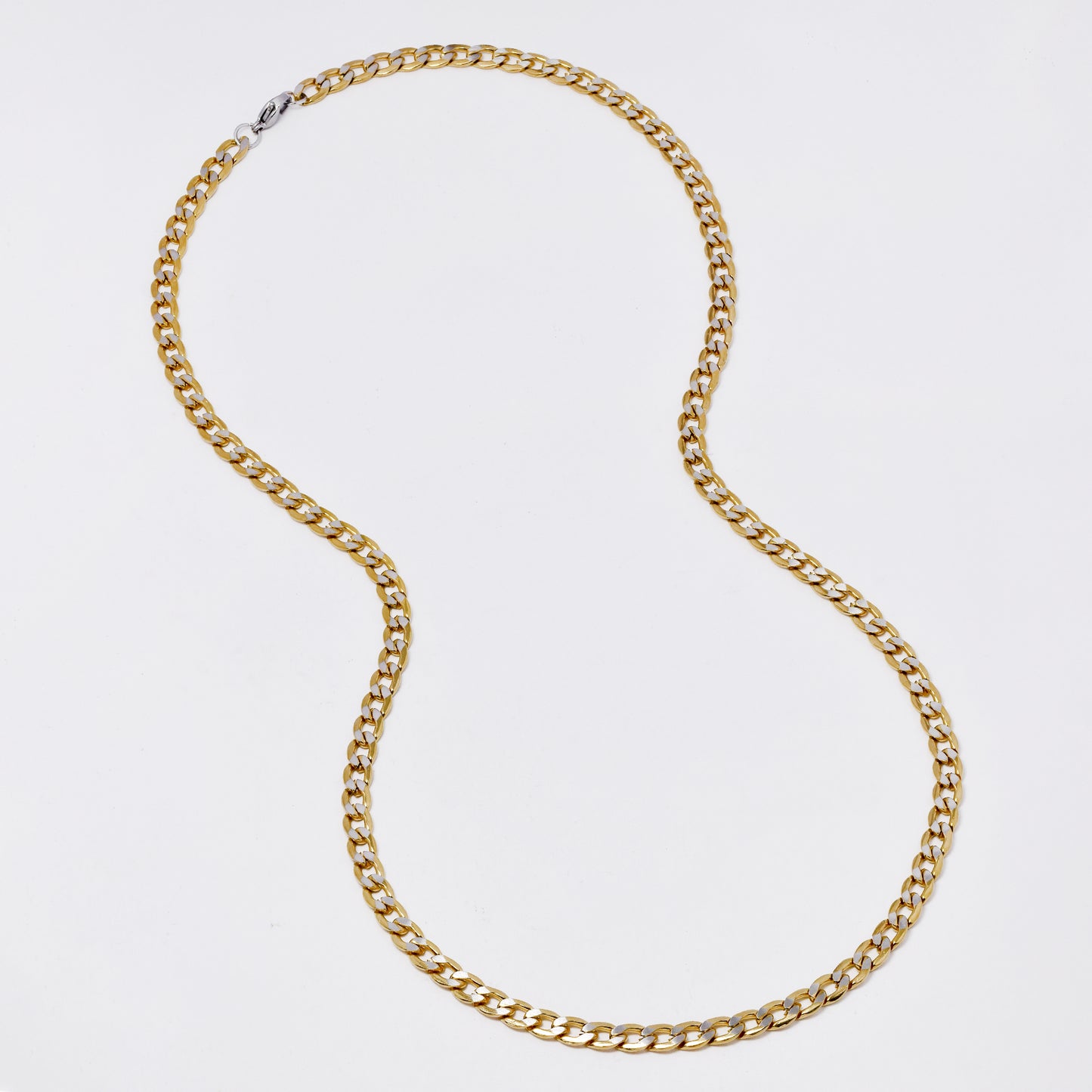 SSMC3370 - Steel 60cm x 5mm two-toned curb chain