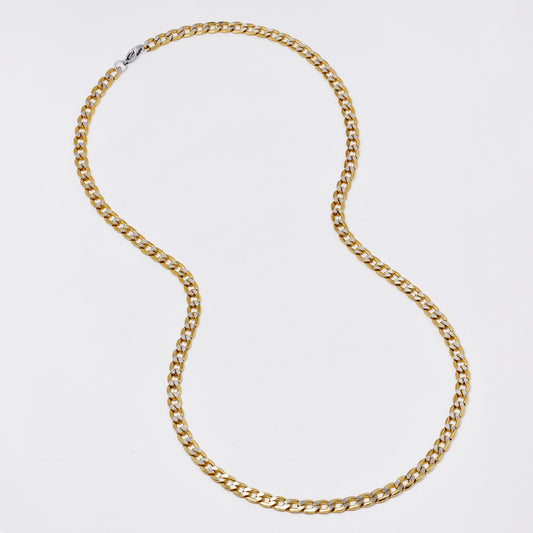 SSMC3370 - Steel 60cm x 5mm two-toned curb chain