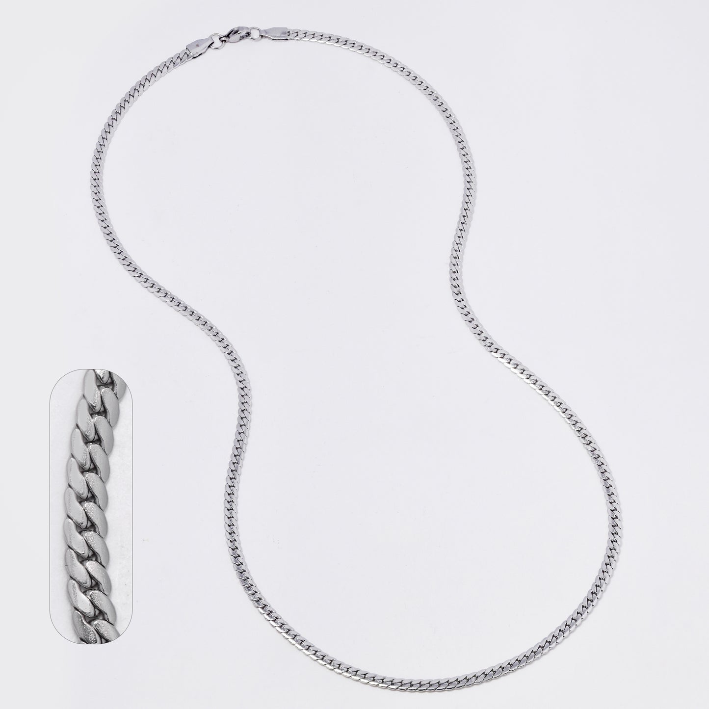 SSMC3373 - Steel 61cm x 3.5mm tight curb chain