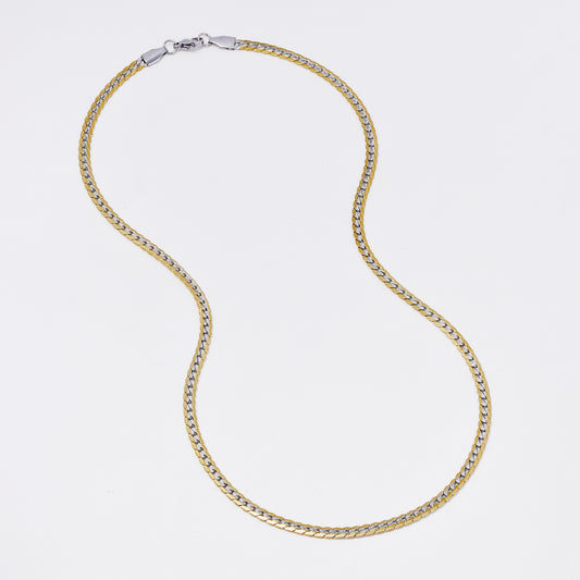 SSMC3374 - Steel 49.5cm x 4mm textured tight curb chain