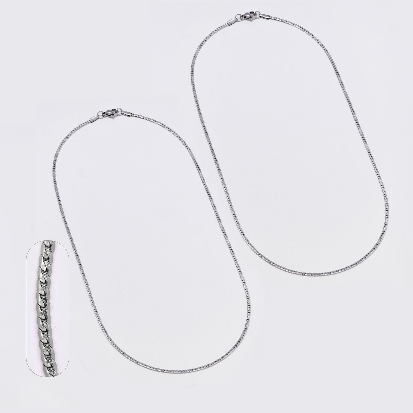 SSMC3397 - Steel 2-Pack 45cm x 2mm tigth curb chain