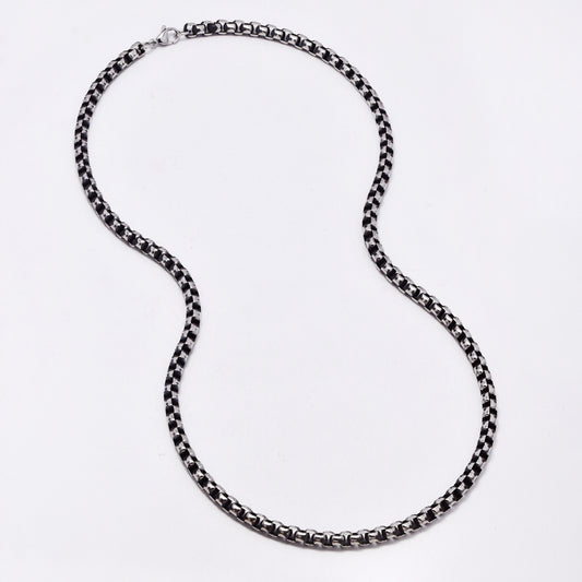 SSMC3407 - Steel 54.5cm x 5mm oxidised box chain