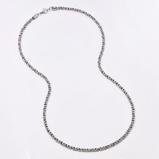 SSMC3408 - Steel 60cm x 4mm twisted link chain