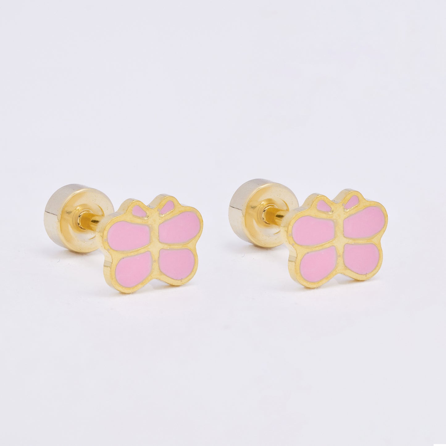 SSME3474 - Steel 12-pack 5.5mm x 7mm small enamel butterfly