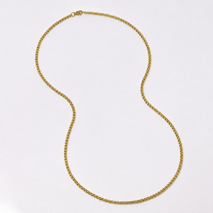 2 Pack stainless steel Rolo 3mm x 60cm chain - SSMN2851