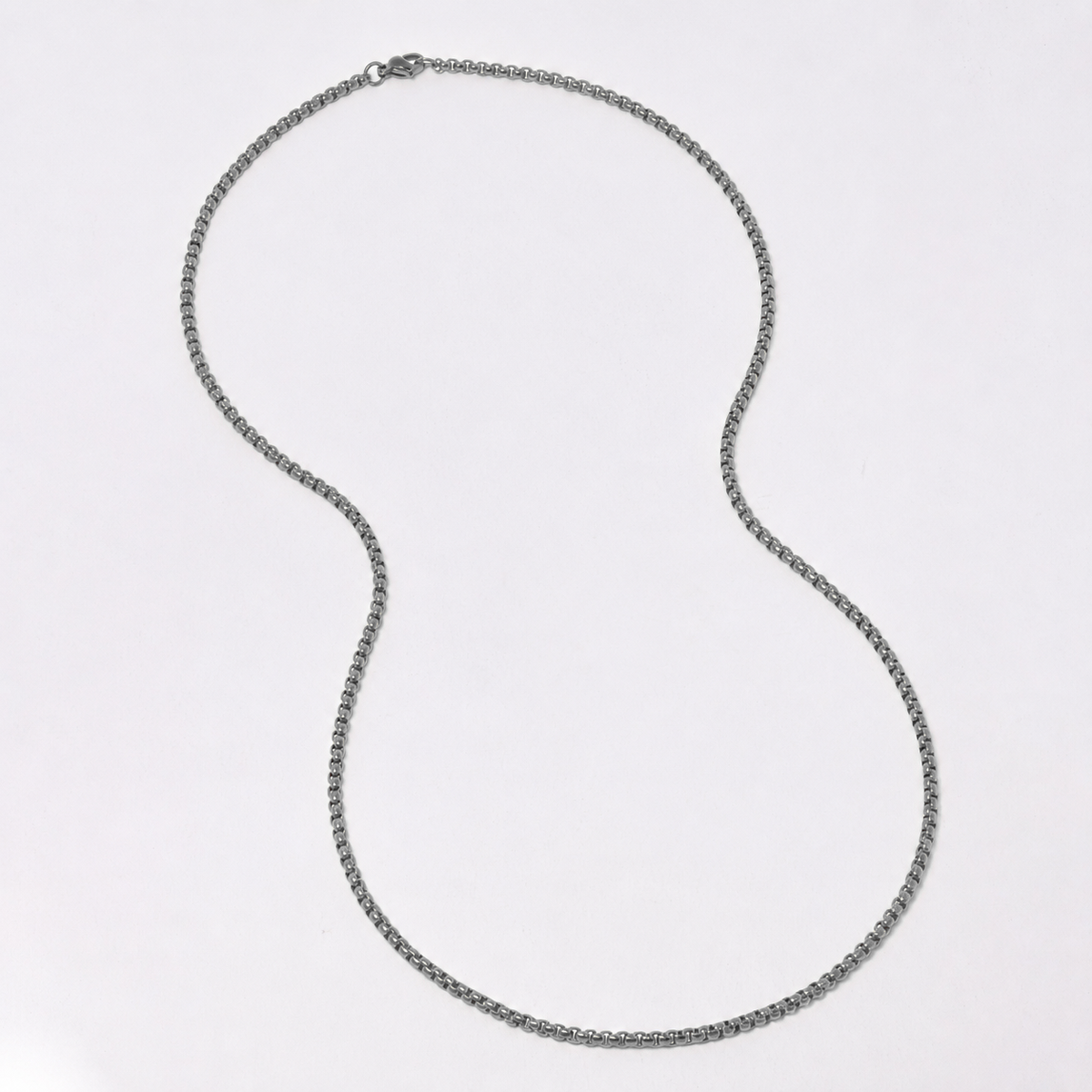2 Pack stainless steel Rolo 3mm x 60cm chain - SSMN2851