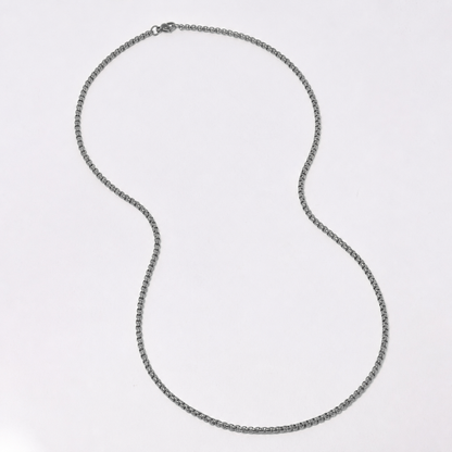 2 Pack stainless steel Rolo 3mm x 60cm chain - SSMN2851