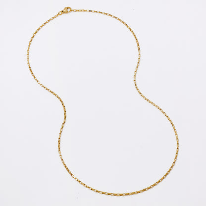 2 Pack Stainless steel box 1.5mm x 50cm chain