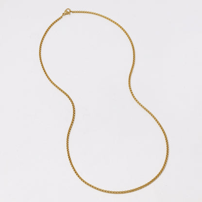 2 Pack stainless steel Rolo 2mm x 50cm chain - SSMN2814