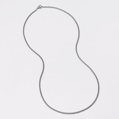 2 Pack stainless steel Rolo 2mm x 50cm chain - SSMN2814