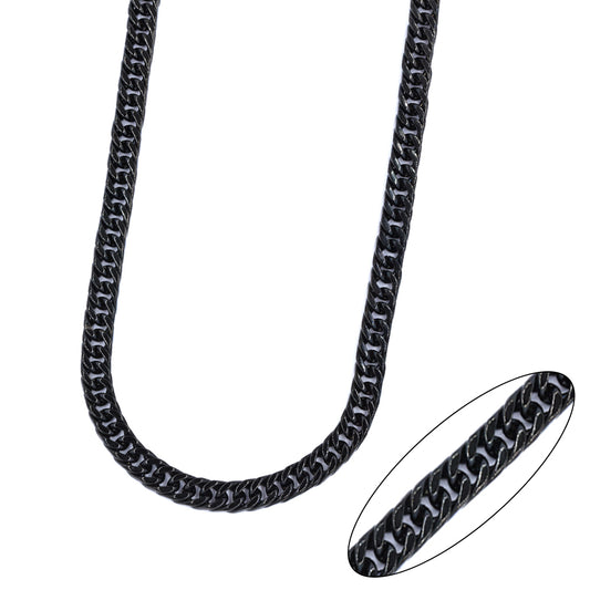 Stainless steel 7mm x 60cm curb chain - SSMN2816