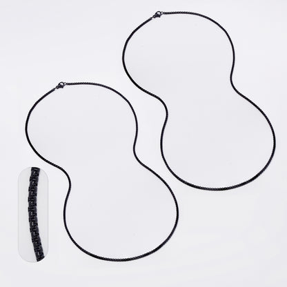 Buy 1 get 1 FREE - 2 Pack stainless steel Rolo 2mm x 60cm chain - SSMN2850