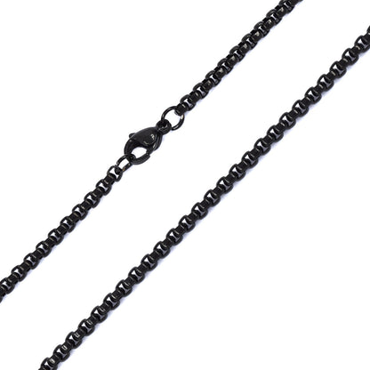 2 Pack stainless steel Rolo 3mm x 60cm chain - SSMN2851