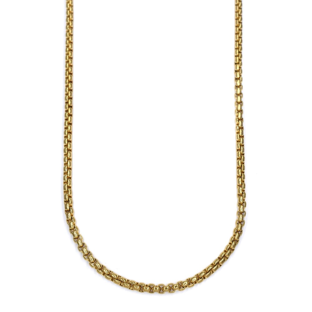 2 Pack stainless steel Rolo 3mm x 60cm chain - SSMN2851