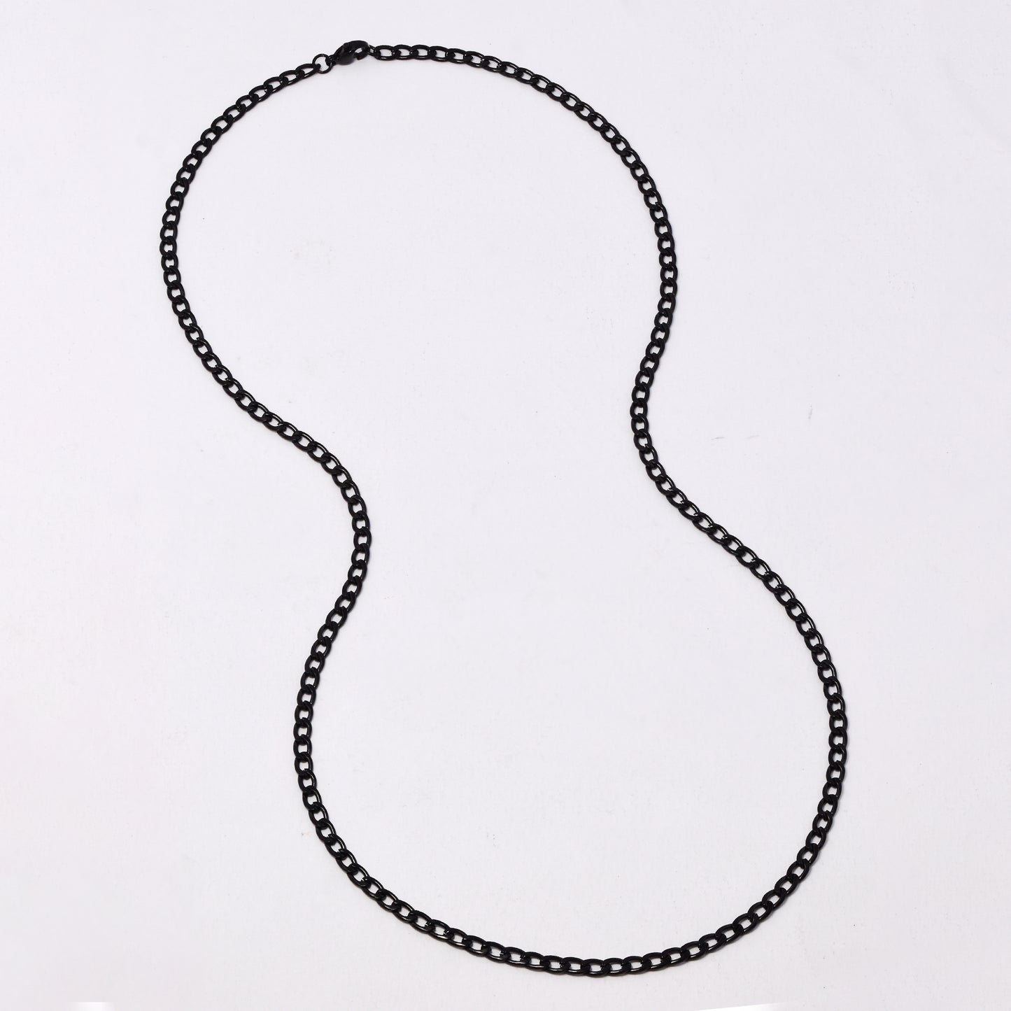 2 Pack stainless steel curb 3.8mm x 60cm chain - SSMN2853