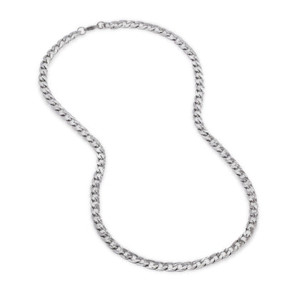 Buy 1 get 1 FREE - Stainless steel curb 7mm x 60cm chain - SSMN2855