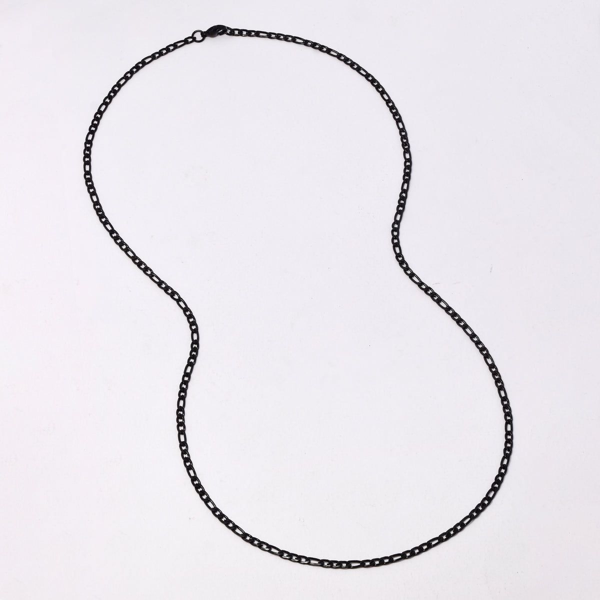 2 Pack stainless steel figaro 3mm x 60cm chain - SSMN2856