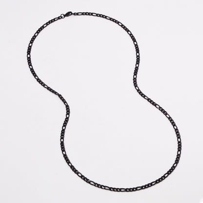2 Pack stainless steel figaro 3.8mm x 60cm chain - SSMN2857